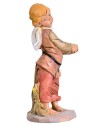 Bimbo con cesto serie 30 cm Fontanini per presepe Mondo Presepi