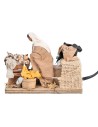 Standing washerwoman 10 cm moving for nativity scene Mondo Presepi