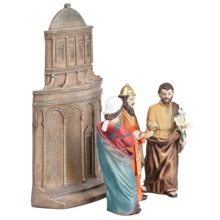 copia de Lavado de pies 10 cm en resina estatuillas de Pascua