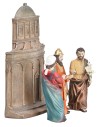Sposalizio di Maria e Giuseppe 10 cm in resina statue pasquali
