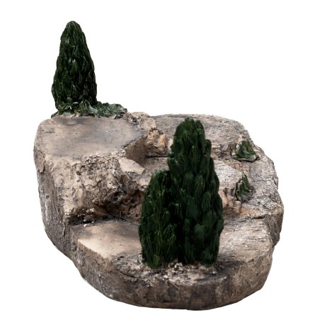 Crocifissione di Gesù 10 cm in resina statue pasquali per