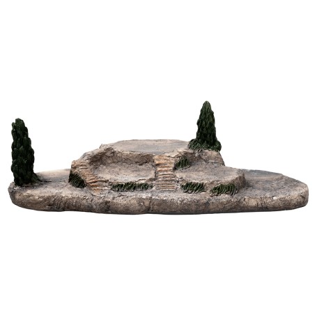 Crucifixión de Jesús 10 cm en resina estatuas de Pascua para