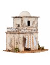Arab house with terrace cm 21.5x17.5x21 h for nativity scene World
