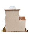 Casa araba con terrazzo cm 21.5x17.5x 21 h per presepe Mondo