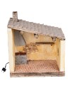 Bottega del fabbro con brace funzionante cm 22x18x24 h