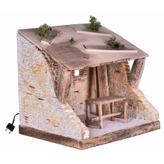 Carpenter's workshop cm 22x18x20.5 h for nativity scene Mondo Presepi 2
