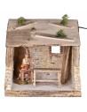 Carpenter's workshop cm 22x18x20.5 h for nativity scene Mondo Presepi