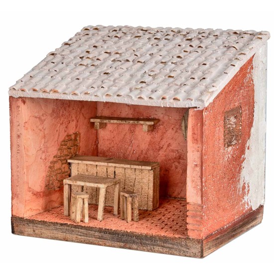 Osteria cm 22x18x21 h para belén Mondo Presepi