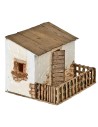 Sheepfold with fence cm 19.5x16x14.5 h for nativity scene Mondo Presepi