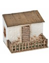Sheepfold with fence cm 19.5x16x14.5 h for nativity scene Mondo Presepi