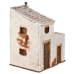 Casa de campo con doble entrada cm 20x17x26 h para belén Mondo 2