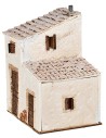 Cottage with double entrance cm 20x17x26 h for Mondo nativity scene
