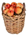 Cesta de manzanas Ø3 cm para belén Mondo Presepi