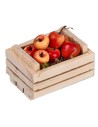 Caja con manzanas cm 3.5x2.5x2 h para belén Mondo Presepi