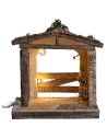 Nativity Hut cm 22x18x22.5 h for Mondo Presepi nativity scene