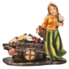 Florist 10 cm for nativity scene Mondo Presepi