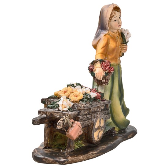 Florista 10 cm para pesebre Mondo Presepi