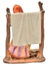 Woman hanging clothes in resin 10 cm for Mondo Nativity scene