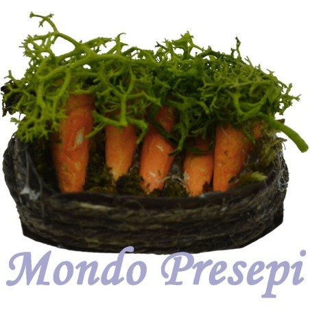 Basket with carrots