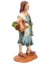 Arab woman with fruit basket Oliver series 9 cm for nativity scene