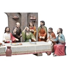 Last Supper 10 cm in resin Easter statues for Mondo nativity scene 2