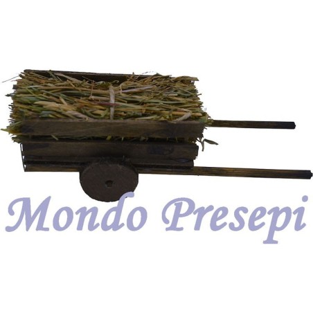 Carro cm 13,5 paja Mundo Pesebre