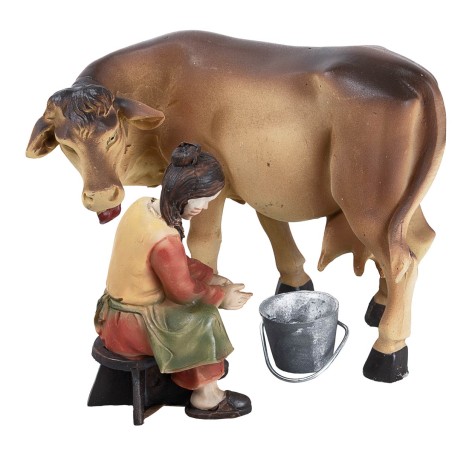 Mungitrice serie 9 cm per presepe Mondo Presepi