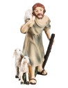 Shepherd with staff and sheep series 9/10 cm in resin