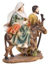 Joseph leading a donkey with pregnant Mary on top series 18 cm