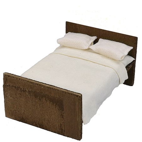 copy of Cama matrimonial de madera cm 10,8x7x7 h