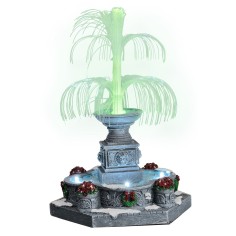 Fountain with fiber optic light for nativity scene Mondo Presepi