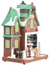 Pasticceria natalizia con luci e suoni cm 18x15x26 h per
