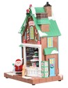 Pasticceria natalizia con luci e suoni cm 18x15x26 h