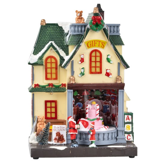 Tienda de juguetes con luces y sonidos cm 18x12x26 h
