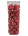 Set 54 palline rosse ø 4 cm per albero di Natale