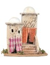 Group of Arab houses cm 16x13.5x18 h for nativity scene Mondo Presepi