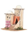 Grupo de casas árabes cm 16x13,5x18 h para belén Mundo Belenes