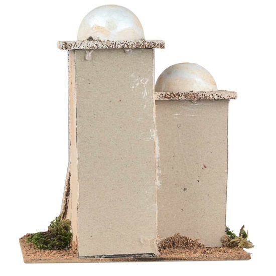 Group of Arab houses cm 16x13.5x18 h for nativity scene Mondo Presepi