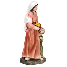 Mamma con bambino serie 11 cm in resina 2