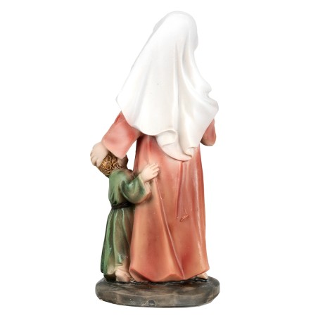 Madre con niño serie 11 cm en resina para belén Mundo