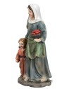 Mamma con figlia serie 11 cm in resina per presepe Mondo Presepi