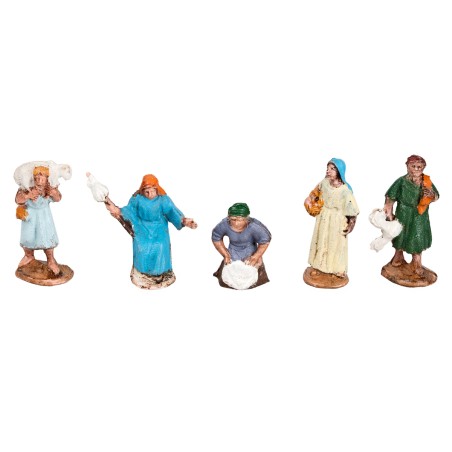 Set di 5 statuine assortite in PVC della serie 3,5 cm per