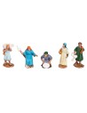 Set of 5 assorted PVC figurines from the 3.5 cm series