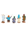 Set di 5 statuine in stile arabo 3,5 cm
