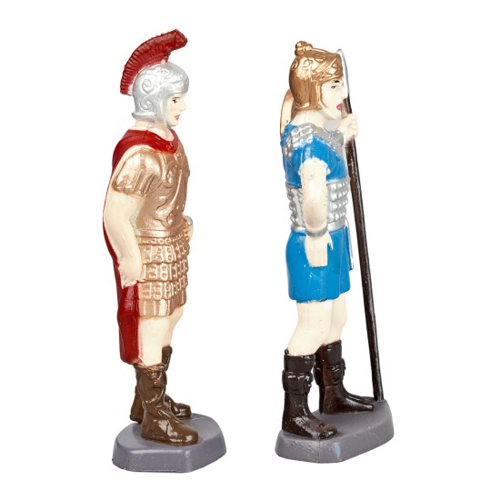 Set 2 soldati romani in altezza 8 cm