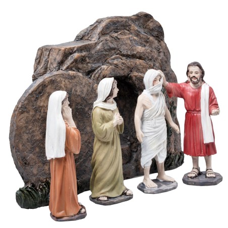 Resurrection of Lazarus 10 cm in resin Easter statues for