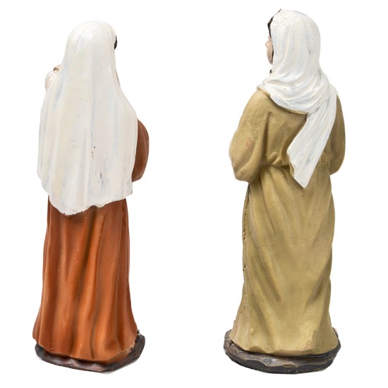 Resurrección de Lázaro 10 cm en resina estatuas pascuales para