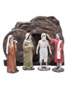 Resurrezione di Lazzaro 10 cm in resina statue pasquali