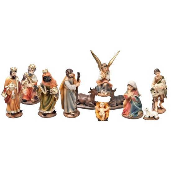 Nativity set 11 subjects 9 cm for nativity scene