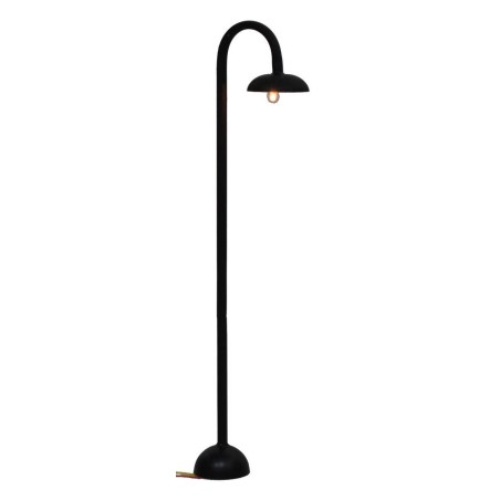 Curved ground streetlight 20.5 cm with 12 Volt light